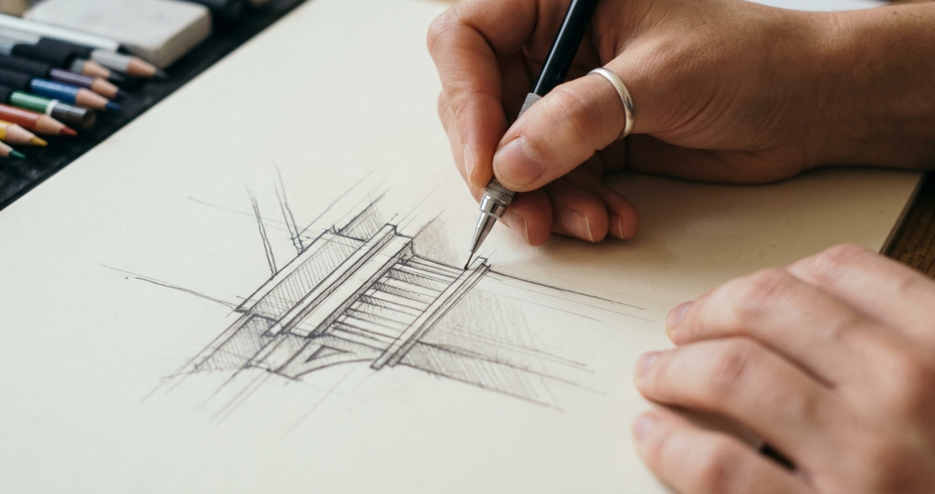 Mechanical Pencil Drawing